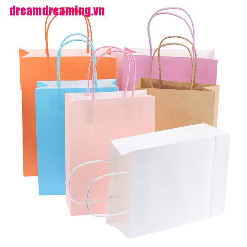 Túi Giấy Màu Trơn Đựng Quà Sinh Nhật Tiện Dụng