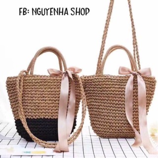 Túi cói nơ 🎀👜