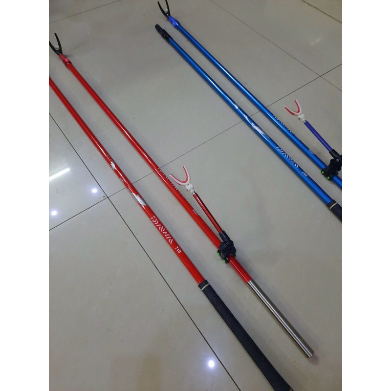 Bộ đôi cán và gác cần Daiwa xịn sò siêu cấp_2 màu có 2 size_đẹp xuất sắc
