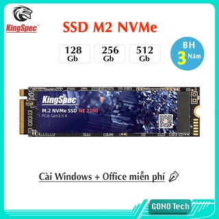 Ổ cứng SSD M2 NVMe KingSpec NE 2280 M.2 PCIe | 128Gb 256Gb 512Gb