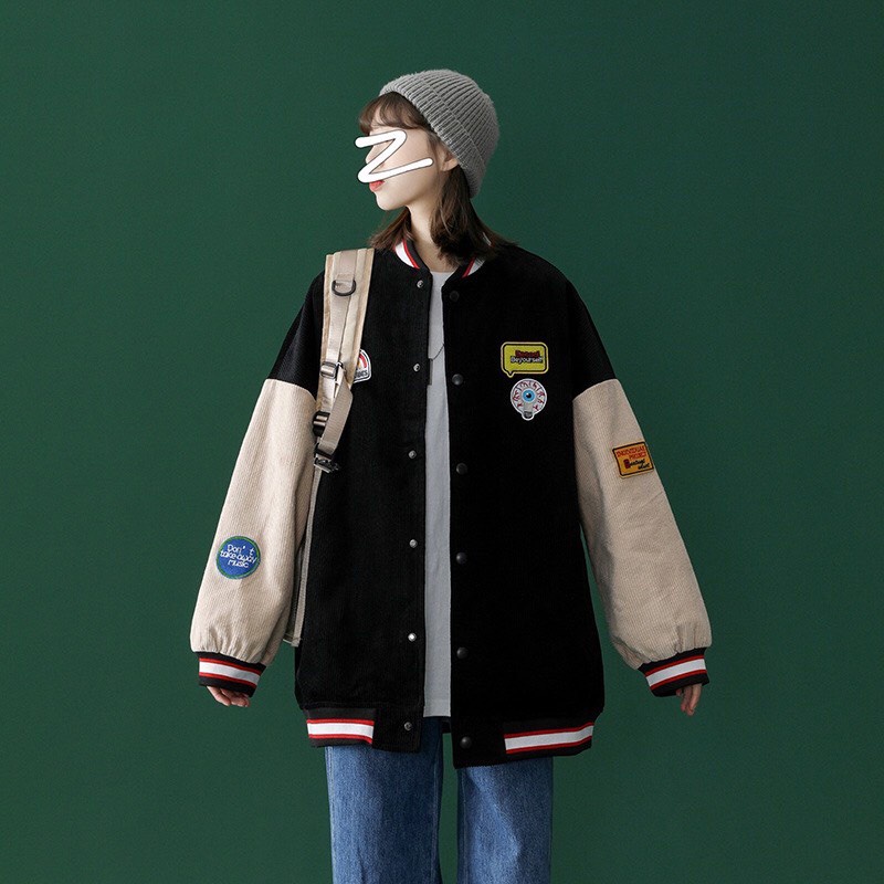 Áo khoác bomber nam nữ dù áo khoác nam nữ unisex Deepend SuzaHouse