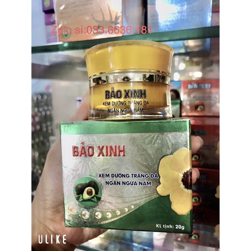 kem bảo xinh (xanh lá ) trắng da ngăn ngừa nám 20g [ chuẩn hàng 100%]