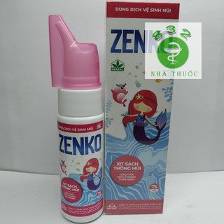 DUNG DỊCH VỆ SINH MŨI ZENKO lọ 75ml