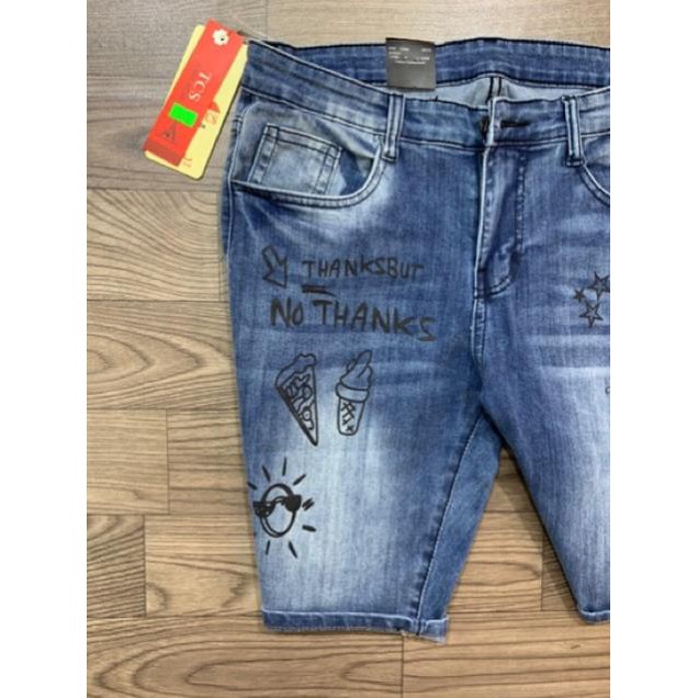 [ĐẸP HƠN NGƯỜI YÊU CŨ !!!] Quần short jean nam cao cấp hàn quốc đẹp giá rẻ TCS 3843