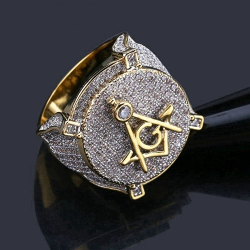 Nhẫn Nam Chất Liệu Thép Titan Mạ Vàng 18K