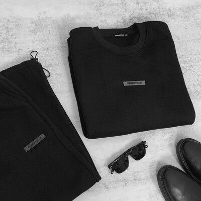 Set nỉ oversize Ess, JACKLANE, Set bộ nỉ mùa đông Unisex Jack Lane