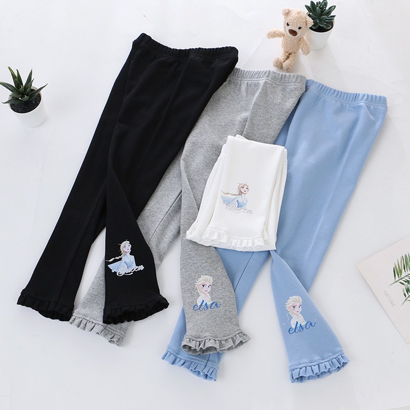 xả kho - COMBO 3 QUẦN  3mau ELSA LOE_ BÓ cho bé yêu cực xinh