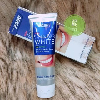 [Kem Đánh Răng Hàn Quốc] Kem Đánh Răng Tẩy Sạch Vết Ố Trên Răng 2080 Shining White 3D Effect Hàn Quốc 100g