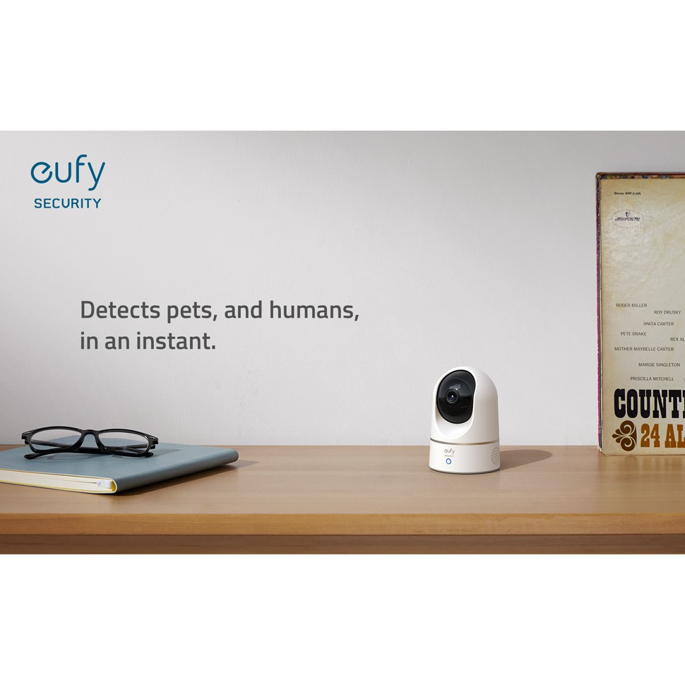 Camera Eufy Indoor Cam 2K Pan &amp; Tilt - T8410