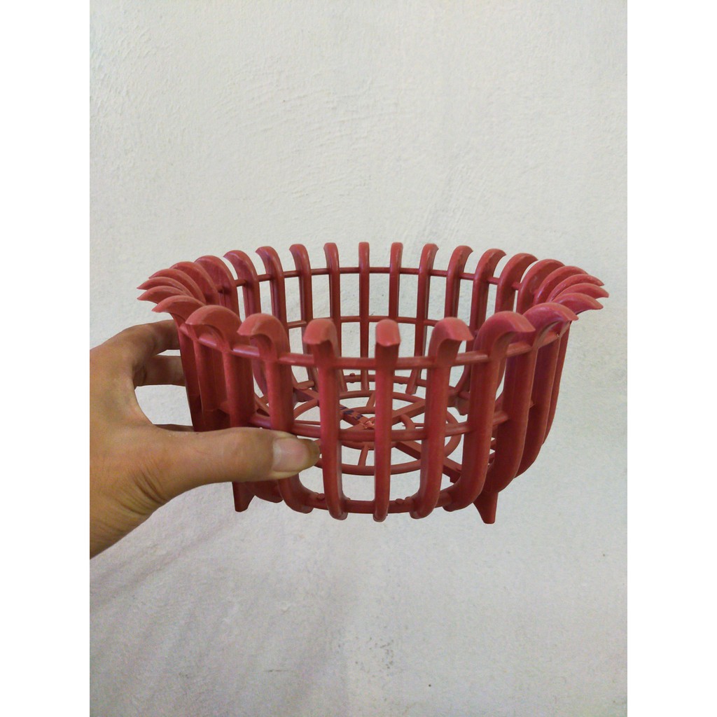 Set 5 Chậu sen đứng giả gỗ phi 25