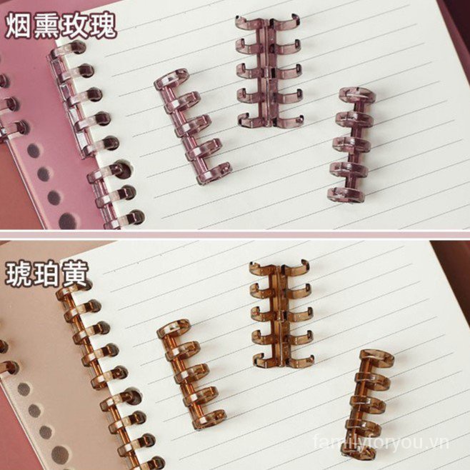 Bìa kẹp giấy A4 A5 B5 bằng nhựa 5 lỗ có thể tháo rời tiện lợ