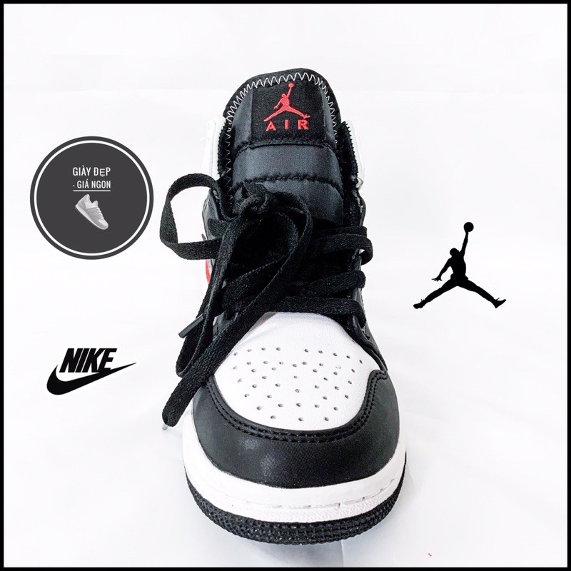 (Shop Giày Đẹp Giá Ngon) Giày jordan 1 Mid SE union black toe + full box