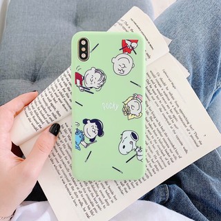 Soft Case For OPPO A7 A9 Reno Case Cute Cartoon Snoopy and Lucy TPU Android  Cover Vỏ điện thoại di động