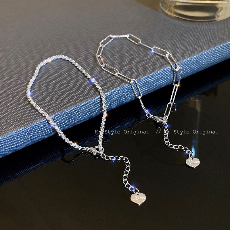 Vòng tay mạ bạc 925 thiết kế kiểu dáng thời trang dành cho nữ