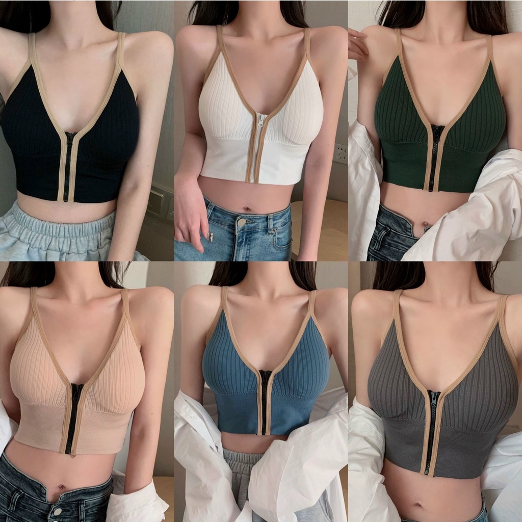 Áo Bra NỮ Tập GYM, YOGA , ĐI BIỂN KHÓA TRƯỚC CHẤT ĐẸP KEM MÚT LÓT Cao Cấp 252