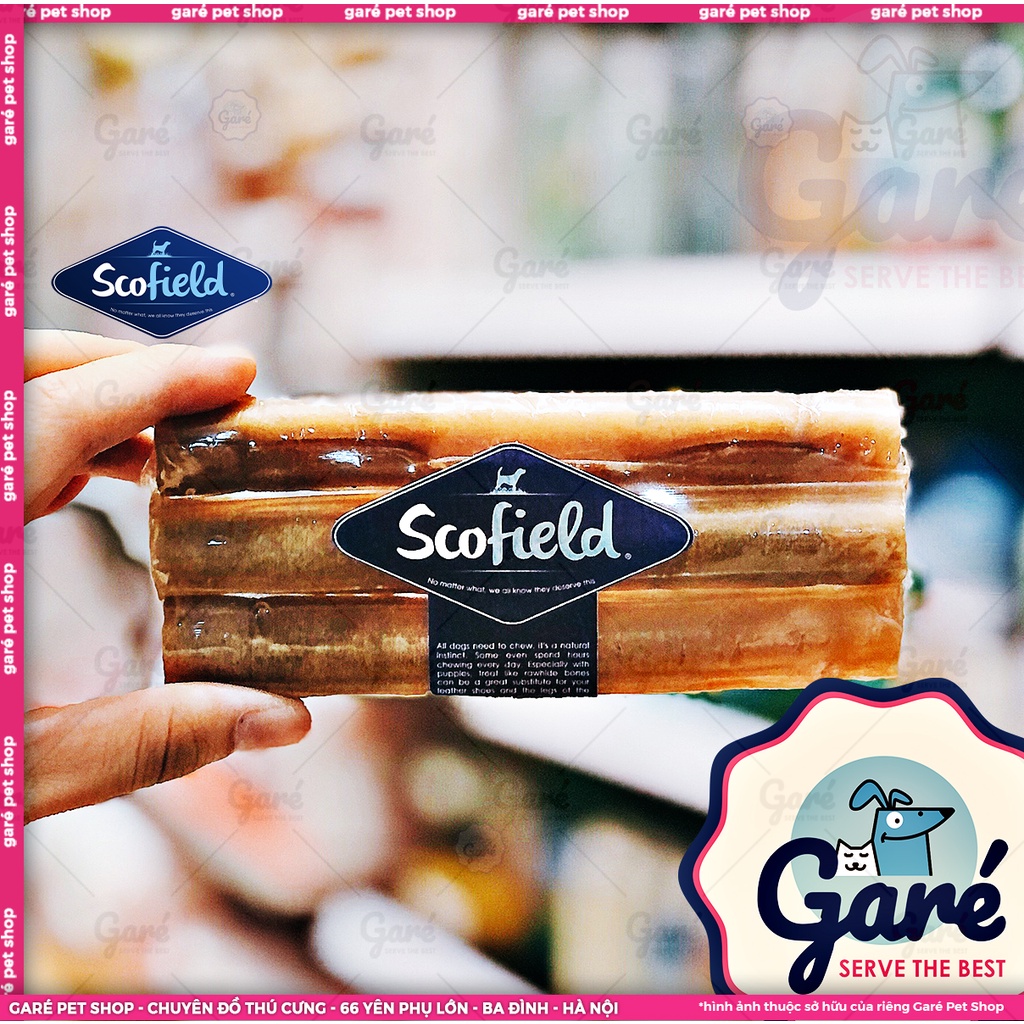 Xương que Triple Scofield 13cm dành cho Chó - Xương da sấy khô cho Chó ngứa răng, chống stress