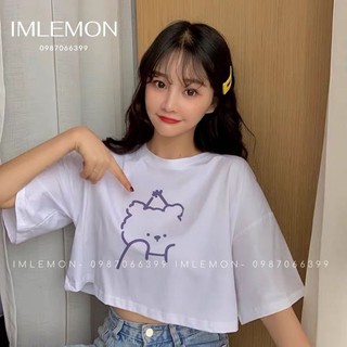Áo croptop nữ bigsize form rộng tay lỡ nhiều mẫu
