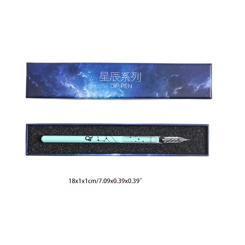 Seng Bút Chấm Mực Bầu Trời Sao Pha Lê Độc Đáo Cho Bạn Bè Famliy