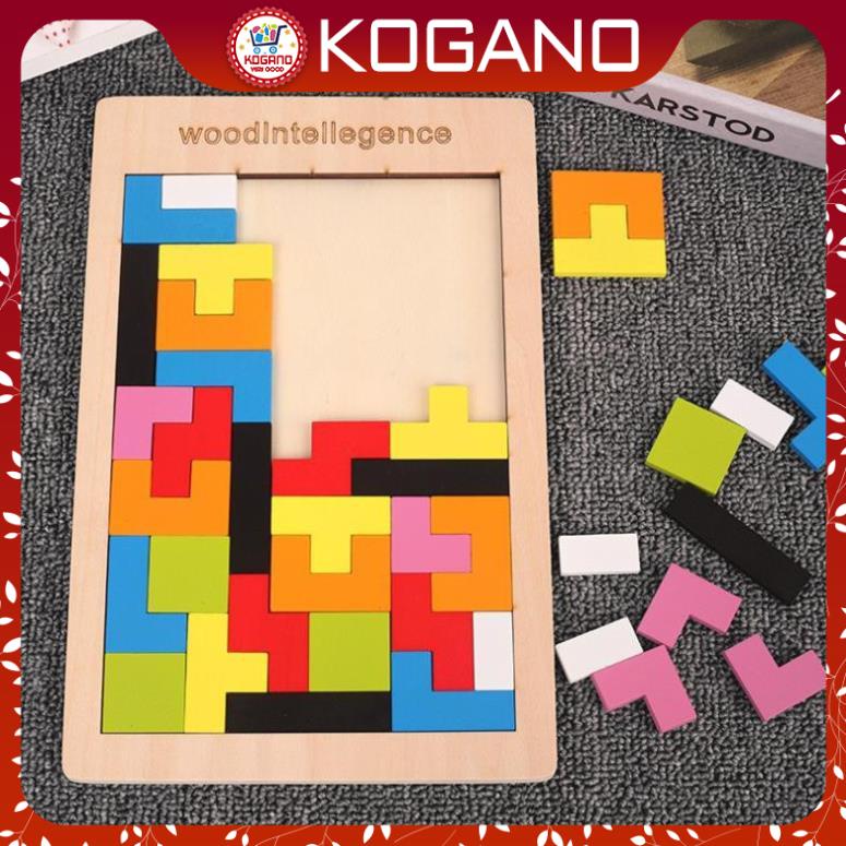 Đồ Chơi Xếp Hình Gỗ KOGANO Đồ Chơi Giáo Dục Trí Uẩn Tangram Nga Phát Triển Tư Duy Thông Minh TE-001212