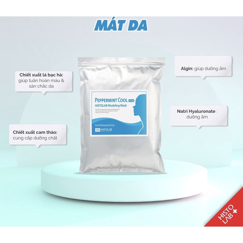 MẶT NẠ BỘT DẺO PEPERMINT COOL PLUS - HISTOLAB 1KG