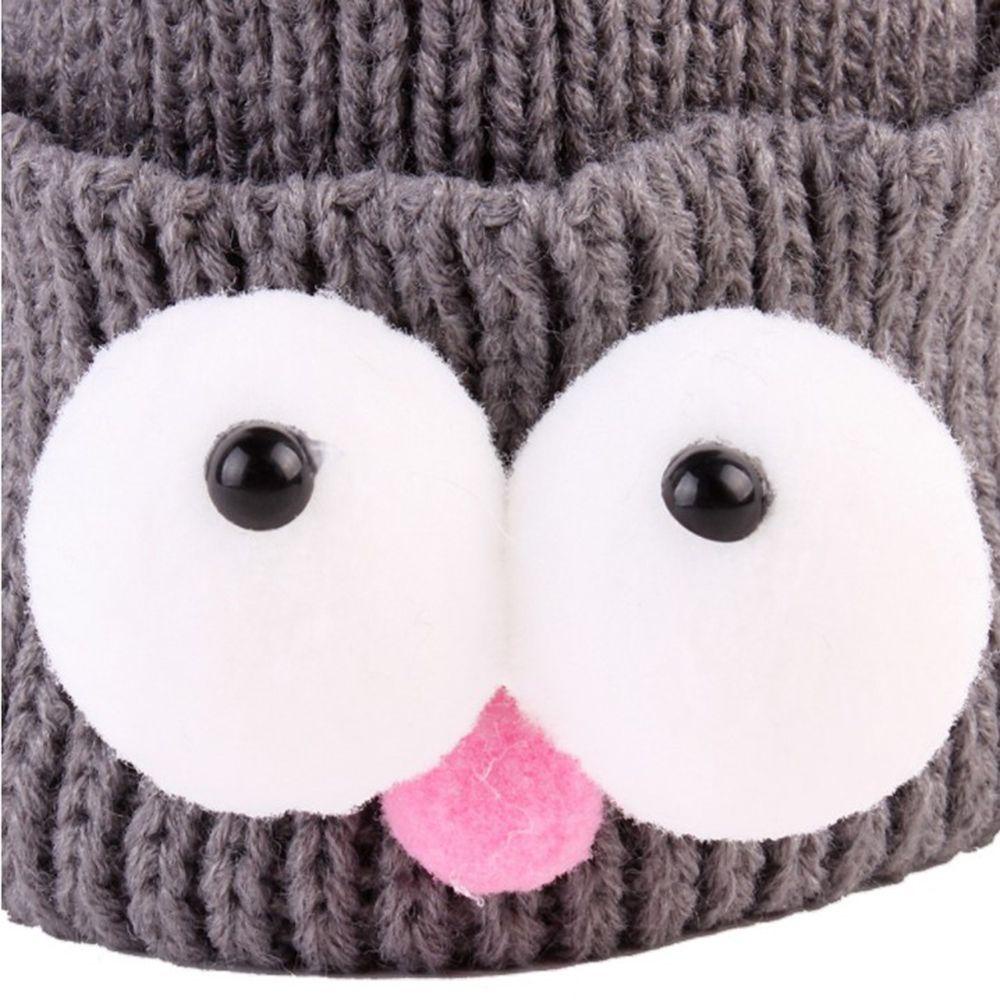 Mũ Len Dệt Kim Co Giãn Giữ Ấm Dành Cho Bé