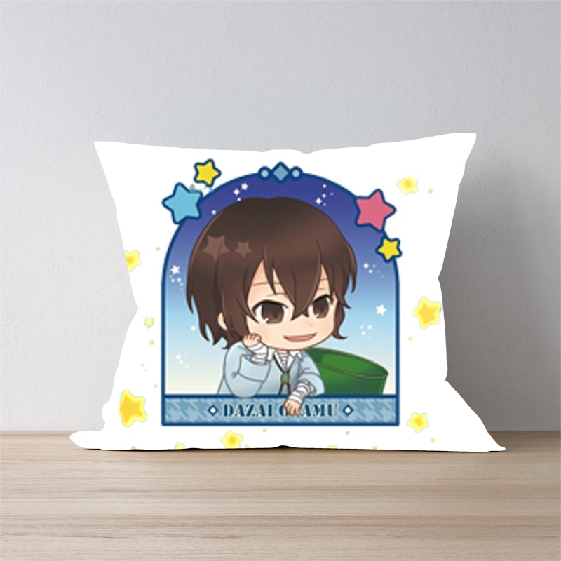 Gối in hình anime chibi BUNGOU STRAY DOGS xinh xắn tiện lợi chất đẹp