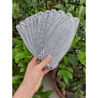 10 chiếc khẩu trang kf 94 xám