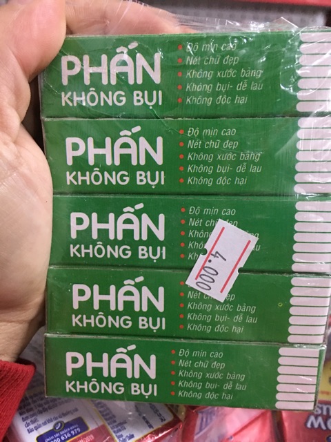 PHẤN KHÔNG BỤI NHẬT HOA MINH 10 viên