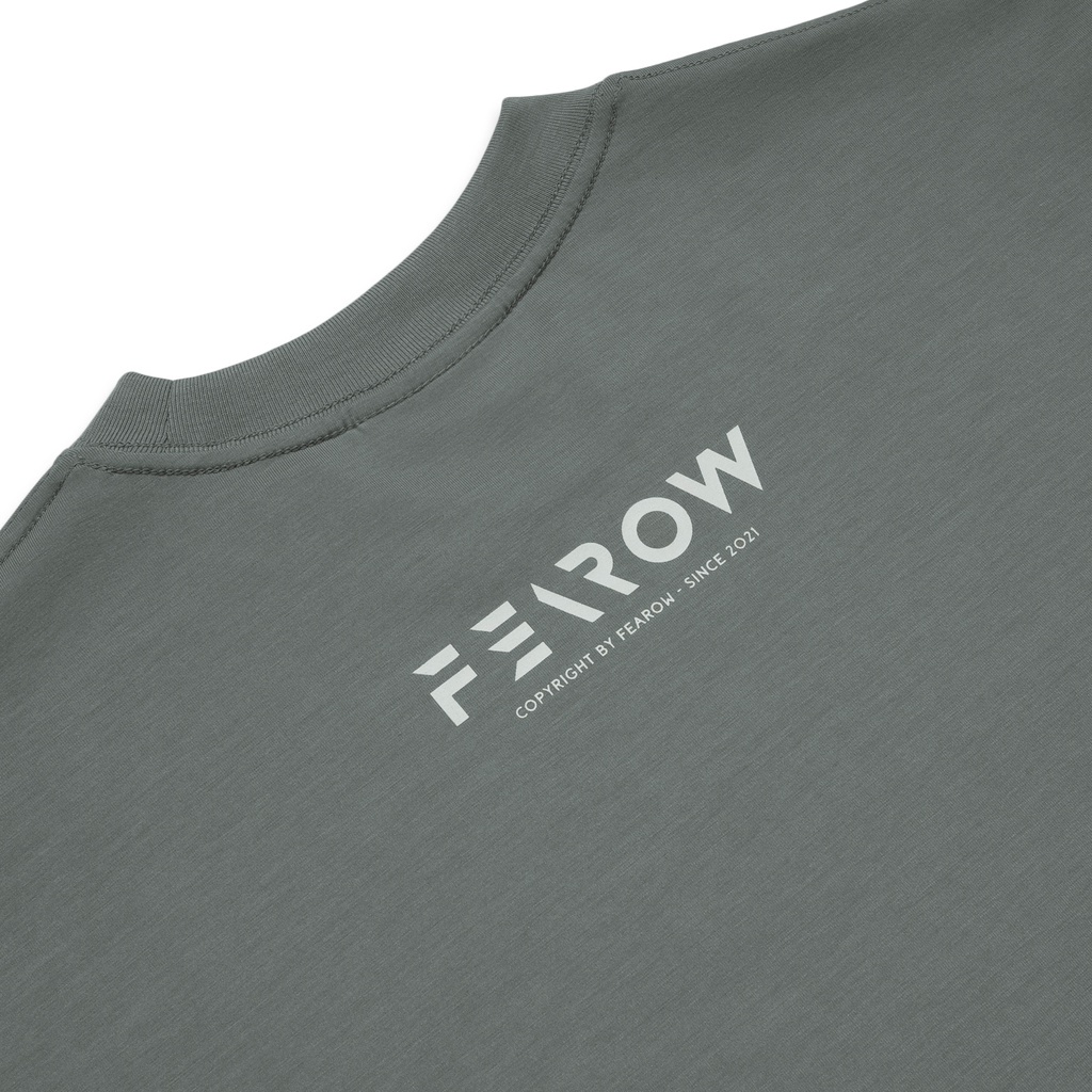 Áo thun nam nữ local brand unisex Fearow Basic Logo / Màu Xám - FW144