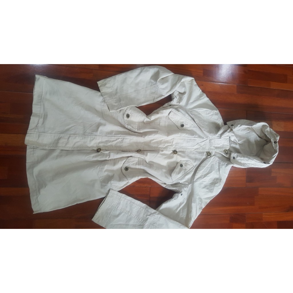 Thanh lý khoác dài có nón dưới 53kg