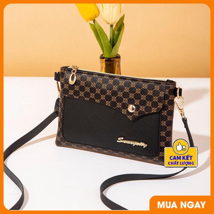 Túi đeo chéo nữ mini đẹp kiêm ví cầm tay đựng điện thoại, đồ dùng cá nhân có dây đeo tùy chỉnh thời trang cá tính ST927