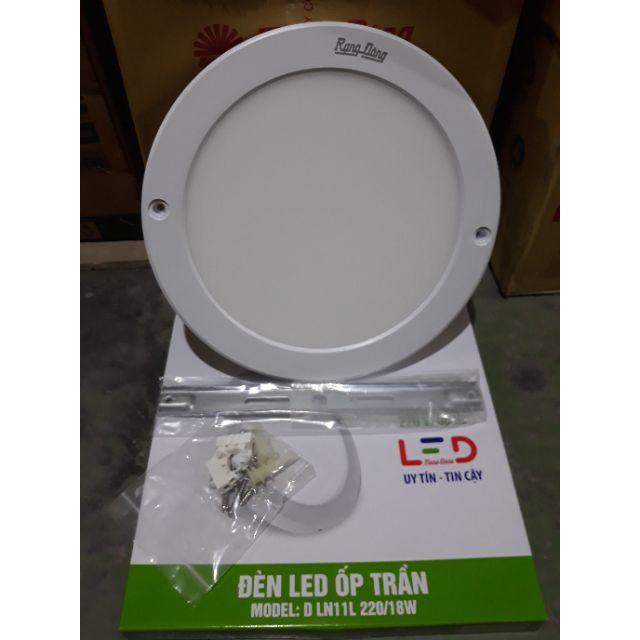 Đèn LED ốp trần Tròn Rạng Đông - D LN11L 220/18W Sáng Trắng/ Vàng