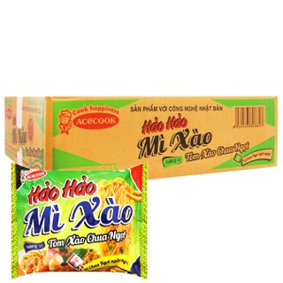 Thanh Hóa - Thùng Mì Xào Khô Hảo Hảo Hương Vị Tôm Chua Ngọt,  30 Gói x 75g