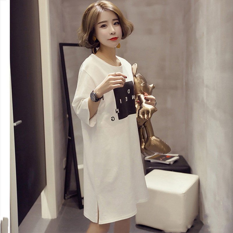 Đầm Thun Tay Ngắn Dáng Rộng Có Size Lớn | BigBuy360 - bigbuy360.vn