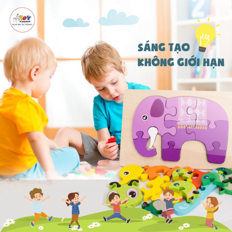 Đồ Chơi Xếp Hình An Toàn Phát Triển Trí Tuệ Dành Cho Bé 1t