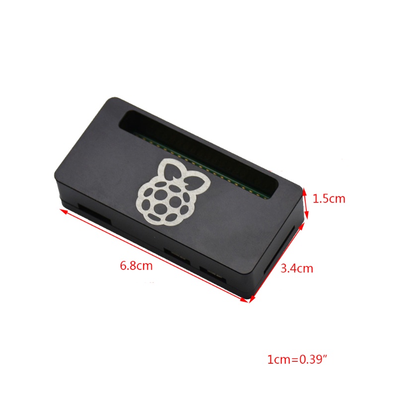 1 Bộ Vỏ Hợp Kim Nhôm Cnc Màu Bạc / Đen Bảo Vệ Cho Raspberry Pi Zero