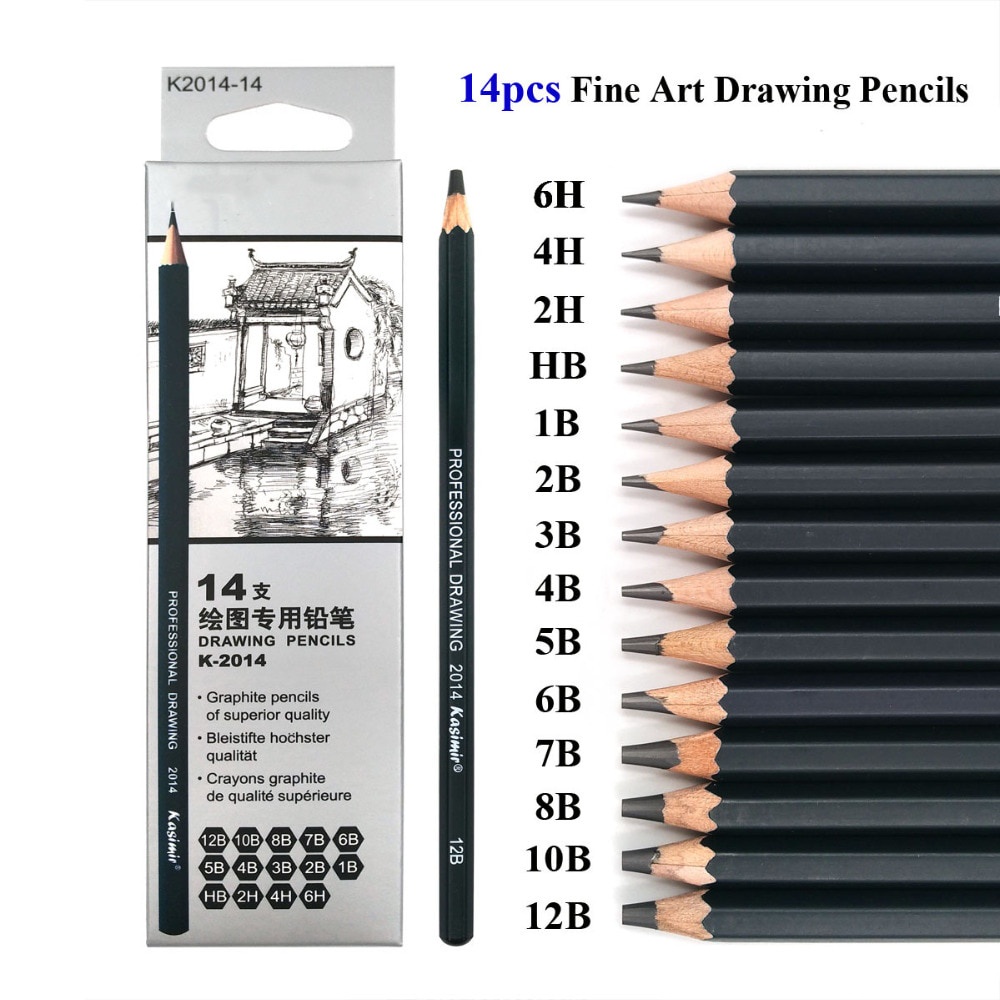 Set 36 Bút Chì Vẽ H&amp;B Chuyên Nghiệp