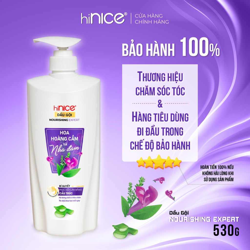 Dầu Gội hiNICE Nourishing Expert PHIÊN BẢN MỚI chăm sóc tóc chuyên sâu 530g