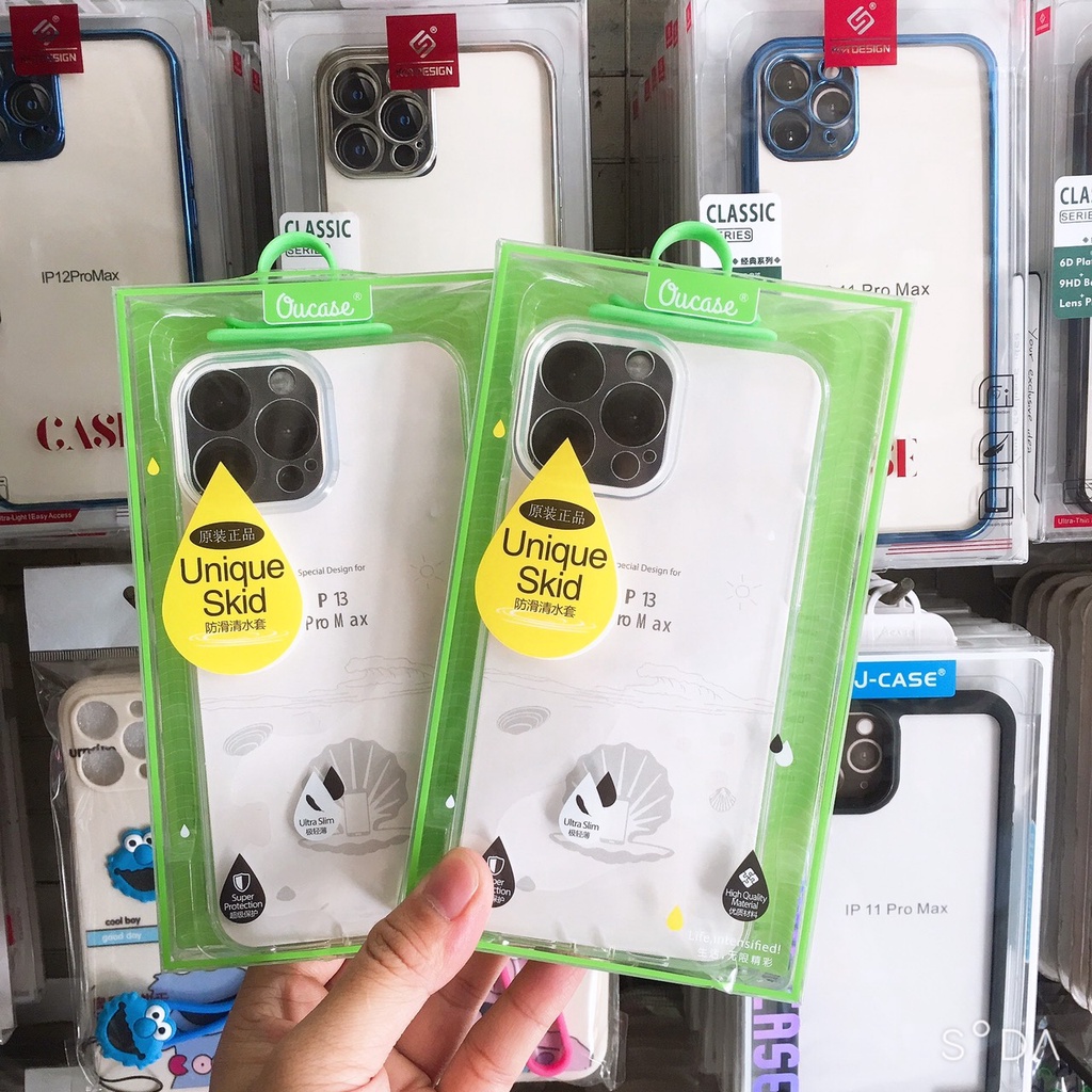 Ốp lưng iPhone 13/13 Pro/13 Pro Max Ốp dẻo trong TPU loại mỏng chính hãng Ou Case