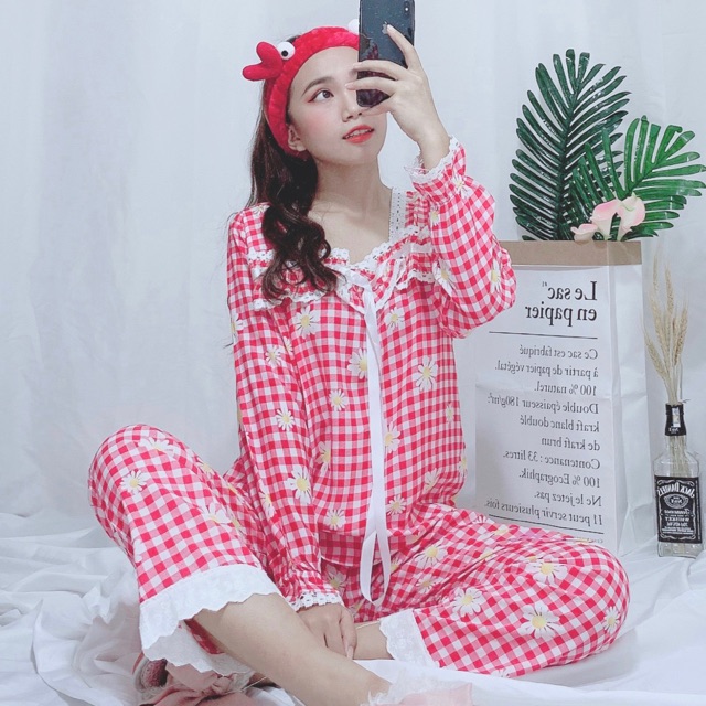 Bộ tole lanh tiểu thư tay dài mẫu mới | BigBuy360 - bigbuy360.vn