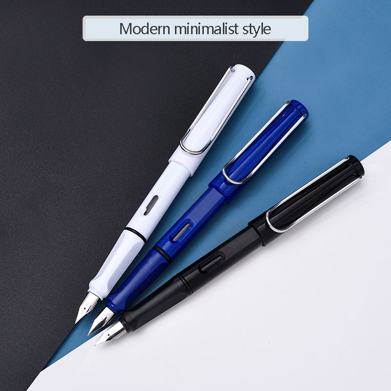 2 Bút máy ngòi 0.38 mm với 10 ruột bút thay thế tiện lợi