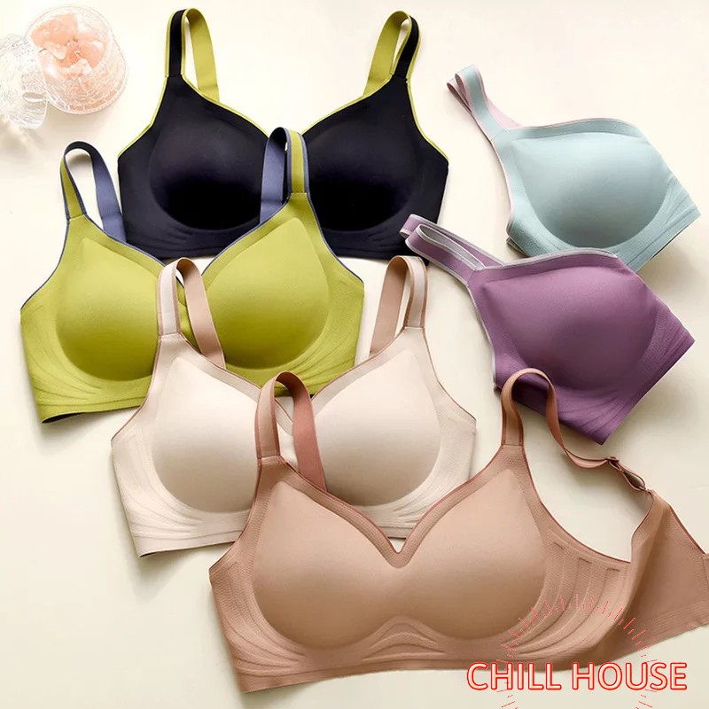Áo Lót Đúc Su Không Gọng Đệm Mỏng Hỗ Trợ Nâng Đẩy Ngực - A 28 - CHILL HOUSE