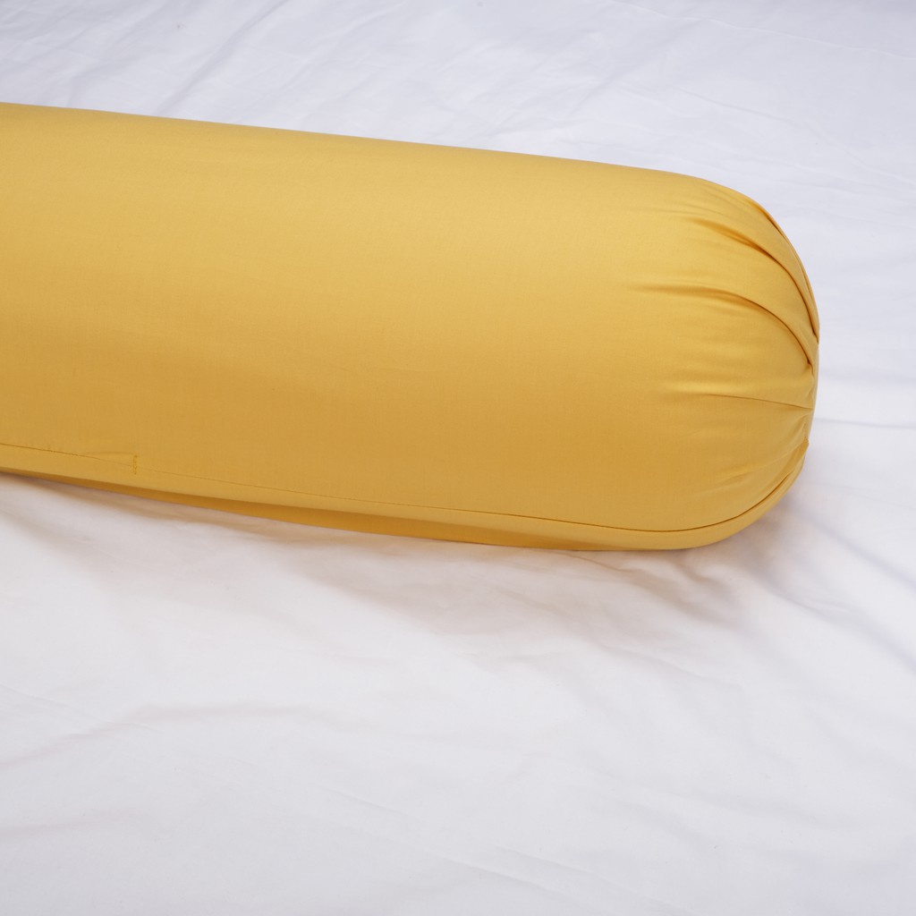 Vỏ gối ôm chất liệu Cotton & Tencel DR.W màu trơn mát mịn khóa kéo đủ mọi kích thước theo yêu cầu - Thế Giới Chăn Ga