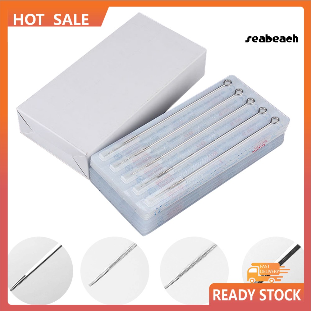 Bộ 50 cái kim xăm chuyên dụng 3/5/7/9RL bằng thép không gỉ
