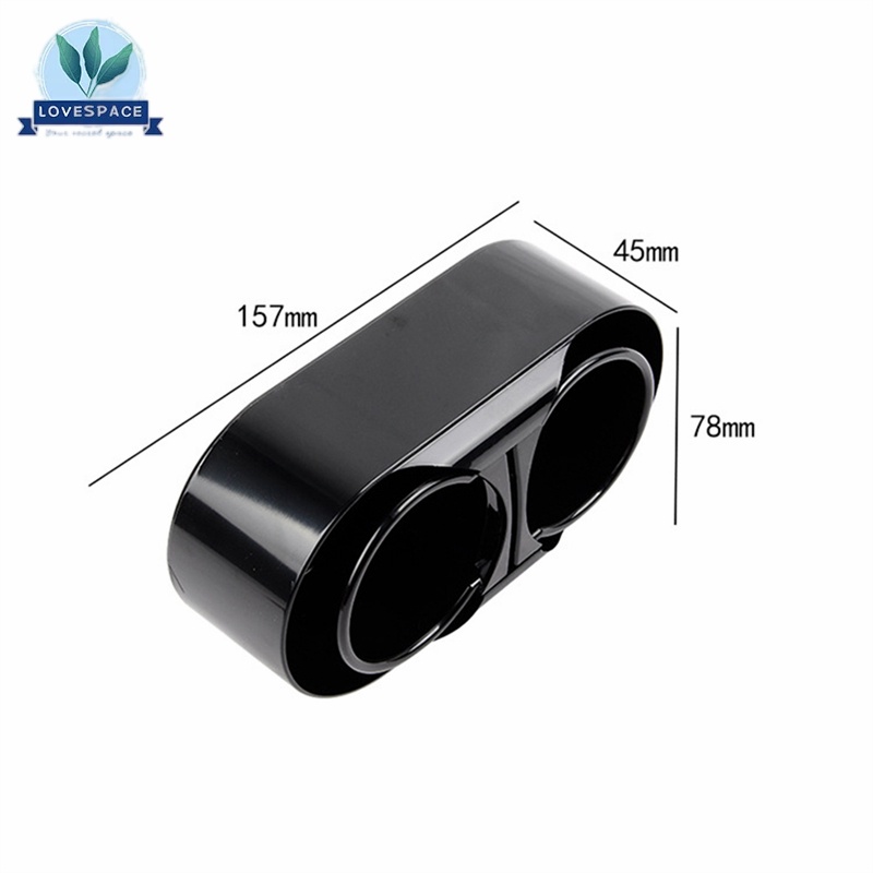 Giá đỡ bình nước hai lỗ bằng ABS gắn xe ô tô/ xe tải