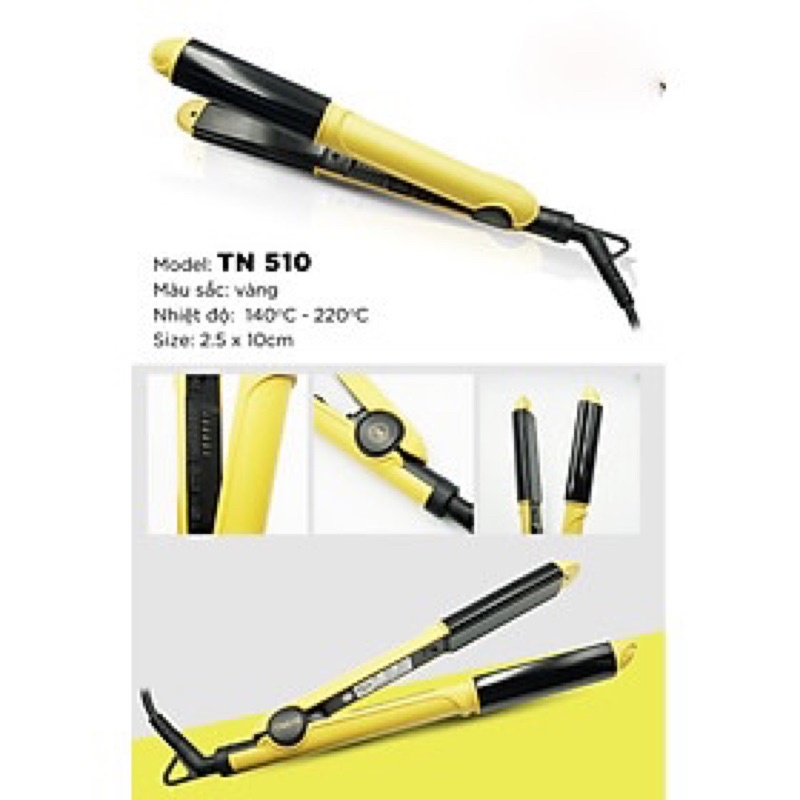 Máy Duỗi Uốn Cúp Đa Năng, Máy Kẹp Cúp Tóc Làm Xoăn Đa Năng