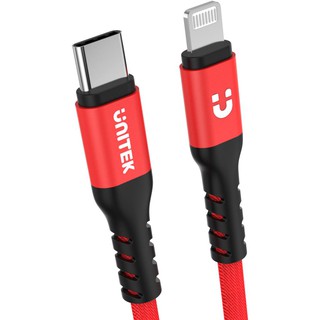 CÁP TYPE C -> LIGHTNING UNITEK C 14060RD, CÁP SẠC IPHONE 11 PRO MAX