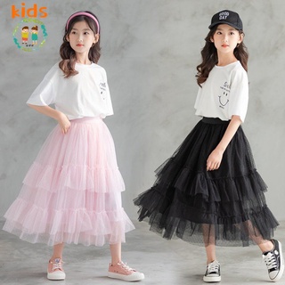 Set Áo Thun + Chân Váy Cotton Thời Trang Mùa Hè 2022 Cho Bé 3-5-8-10-12-13-15 Tuổi