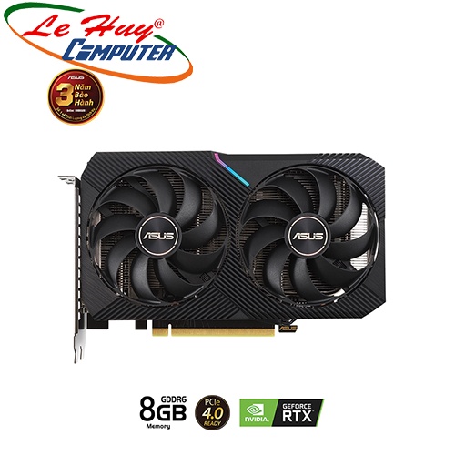 Card màn hình - VGA ASUS Dual RTX 3050 8GB (DUAL-RTX3050-8G)