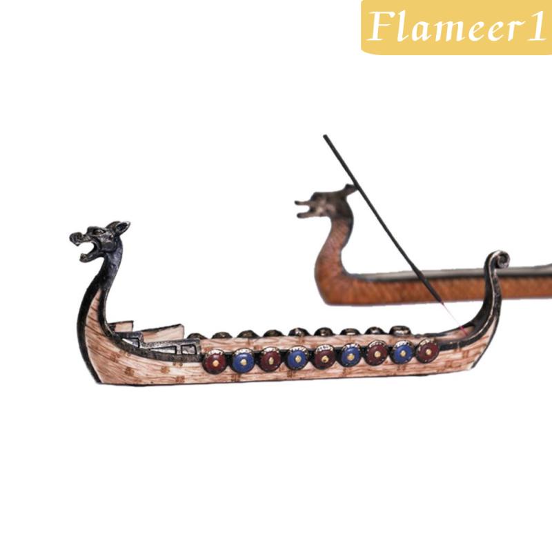 1 Đế Cắm Nhang Hình Rồng Viking Bằng Nhựa Resin Giá Đỡ